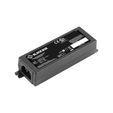 Black Box Black Box PoE+ Ethernet Injector, Single-Port Gigabit, 802.3at Rated LPJ001A-T-R2